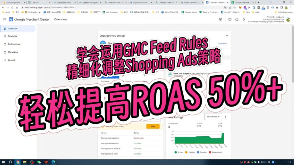 如何通过Google Merchant Center的Feed Rule添加Custom Label并且优化谷歌广告投放策略？